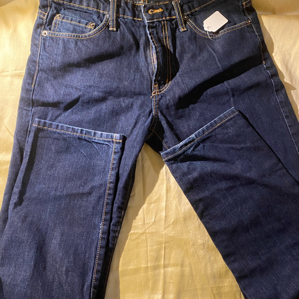 Classic Blue Denim Jeans By [Brand]